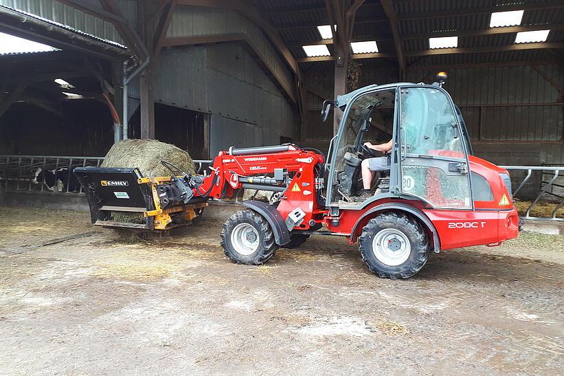 Weidemann Teleskopradlader 5080T im Einsatz