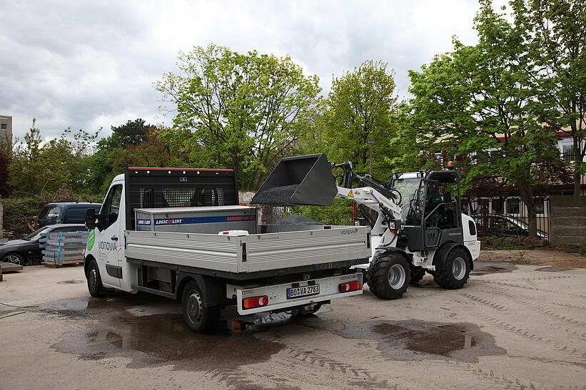 Weidemann Hoftrac 1380 im Einsatz