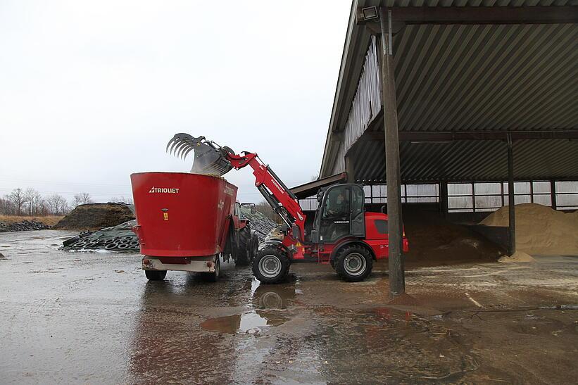 Weidemann Teleskopradlader 5080T im Einsatz