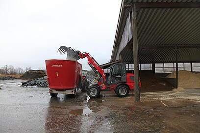 Weidemann Teleskopradlader 5080T im Einsatz