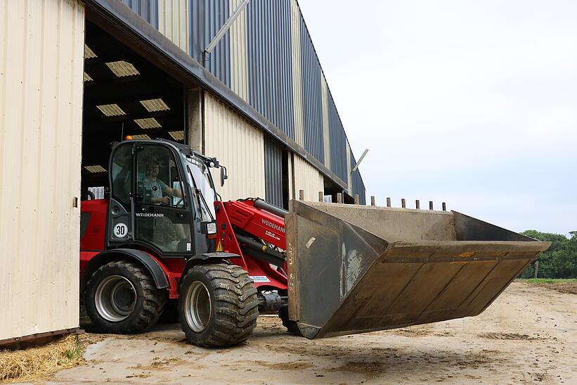 Weidemann Teleskopradlader 5080T im Einsatz