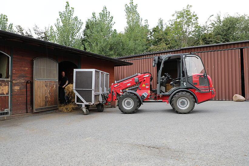 Weidemann Teleskopradlader 2070LPT im Einsatz