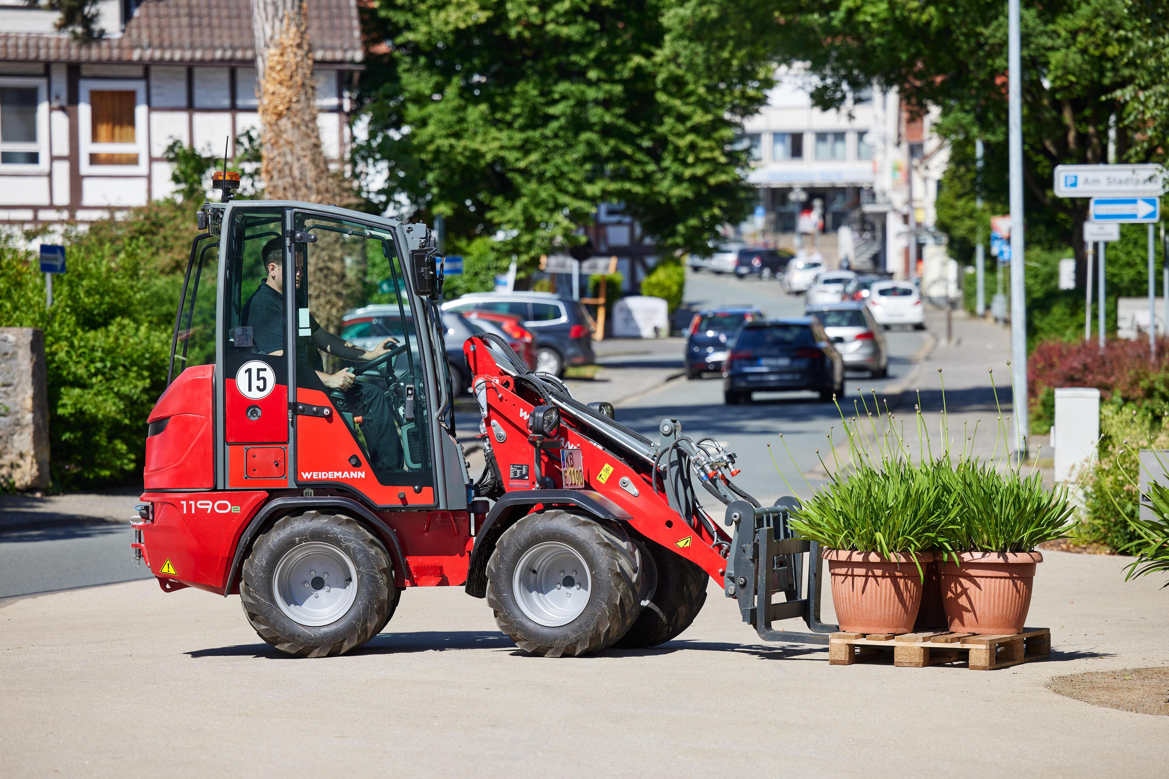 Weidemann Hoftrac 1190e im Einsatz