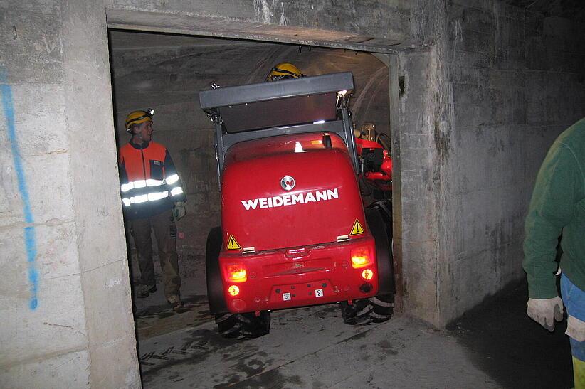 Weidemann Hoftrac 1280 im Einsatz