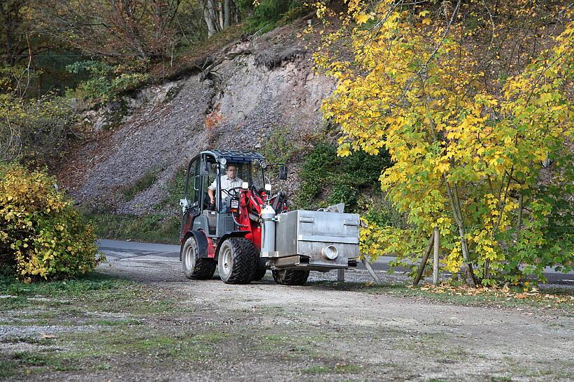 Weidemann Hoftrac 1770 im Einsatz