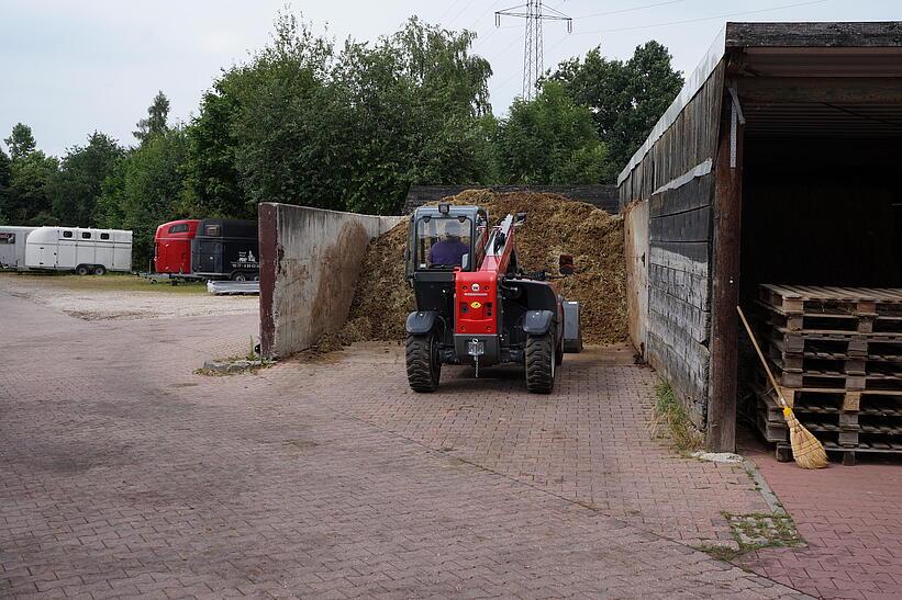 Weidemann Teleskoplader T4512 im Einsatz