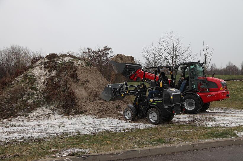 Weidemann Teleskopradlader 4080T im Einsatz