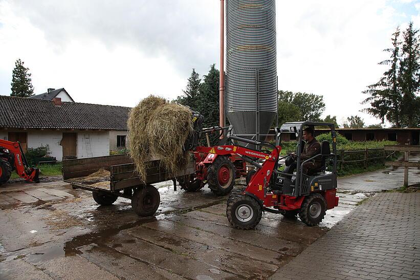 Weidemann Hoftrac 1140 im Einsatz