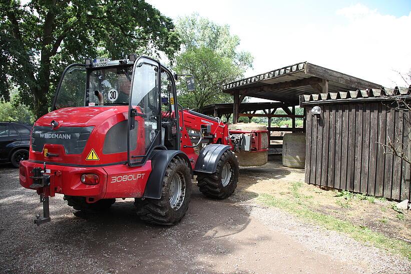 Weidemann Teleskopradlader 3080LPT im Einsatz