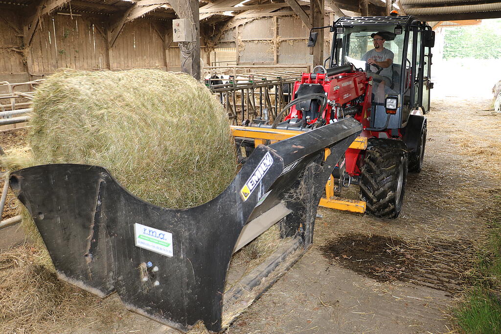 Weidemann Teleskopradlader 5080T im Einsatz