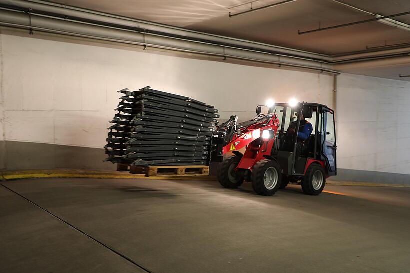 Weidemann Hoftrac 1240LP im Einsatz